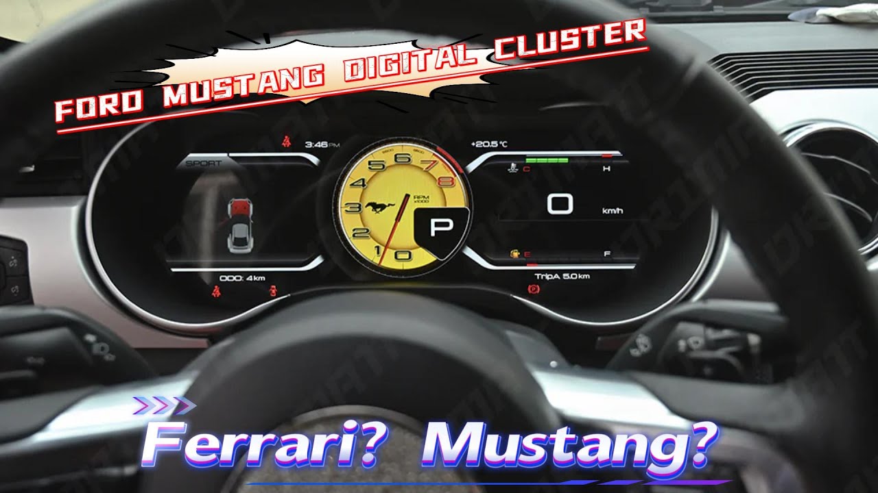 HUGE UPDATE:How to install DRIMATT digital cluster for ford mustang 2015-2021