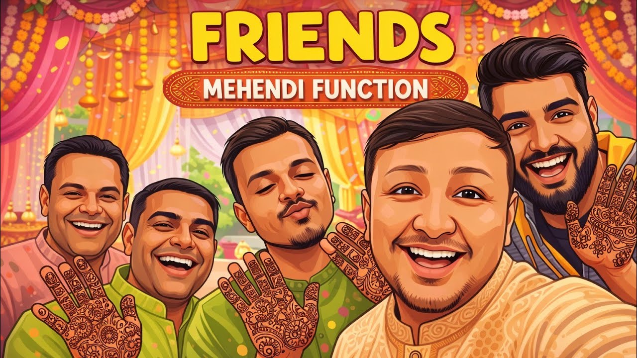 Mehendi ceremony, mahila sangeet 💐, sbne ki khoob preparation