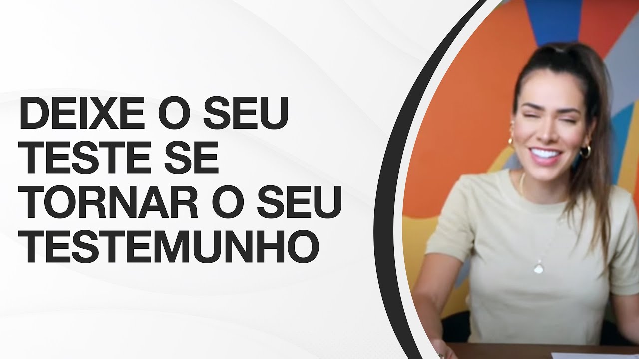 O REENCONTRO #09 - DEIXE O SEU TESTE SE TORNAR O SEU TESTEMUNHO