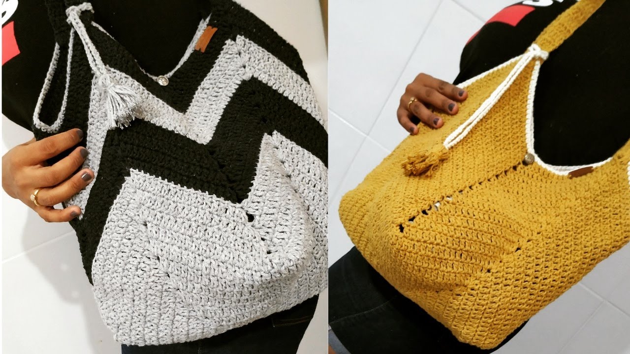 🛑Bolsa de crochê/ Venda rápida/ Fácil de fazer