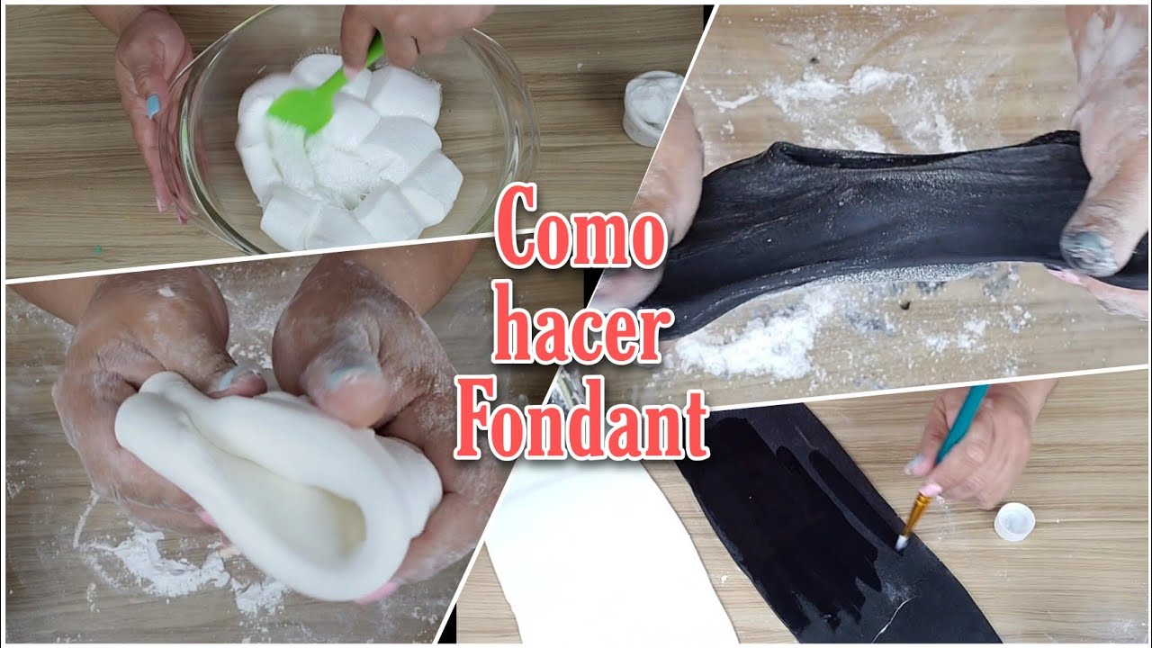 Como hacer Fondant 🎂 Facil Y Rápido 👌