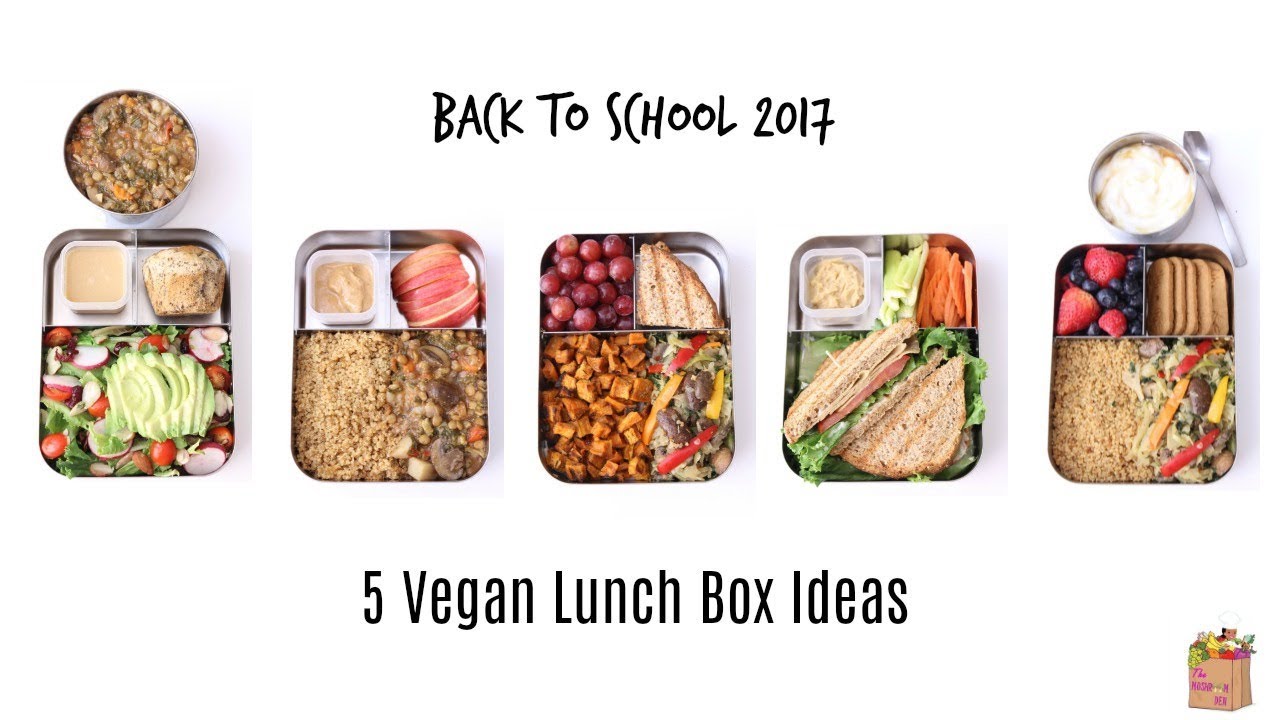 Vegan Meal Prep/School or Work Lunch Box Ideas | The Mushroom Den