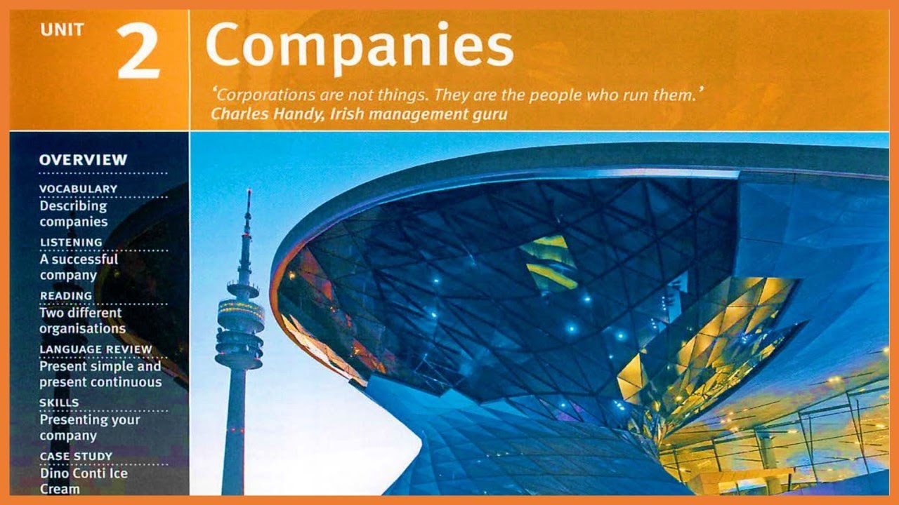Market Leader Pre-intermediate | Unit 2: COMPANIES | Commercial English | Tiếng Anh Thương Mại