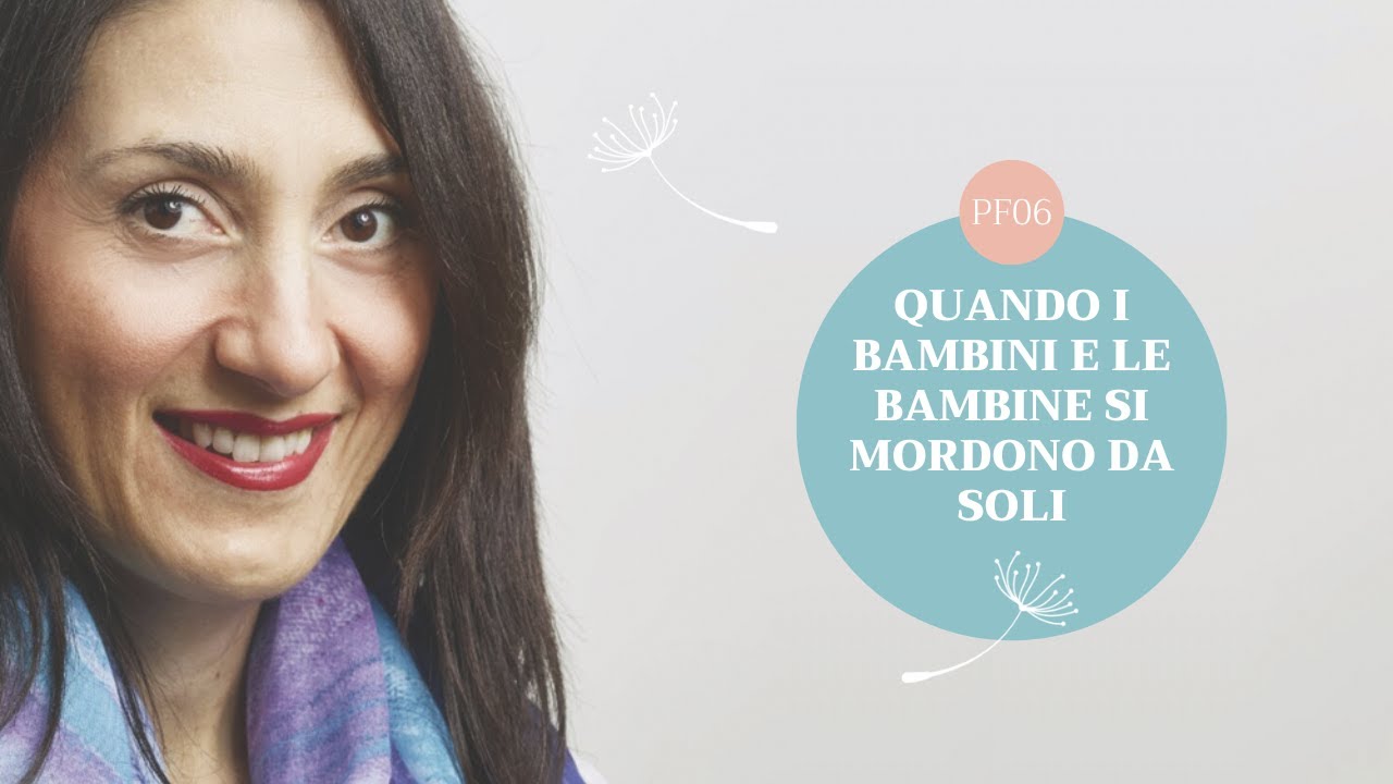 Bambini che si mordono da soli: che fare