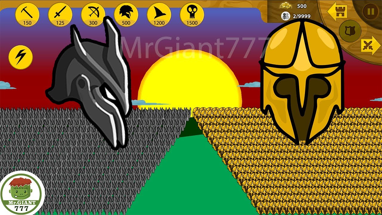THE STRONGEST GOLDEN SPEARTON VS DARKNESS SPEARTON, GIANT BOSS | Stick War Legacy Mod | MrGiant777
