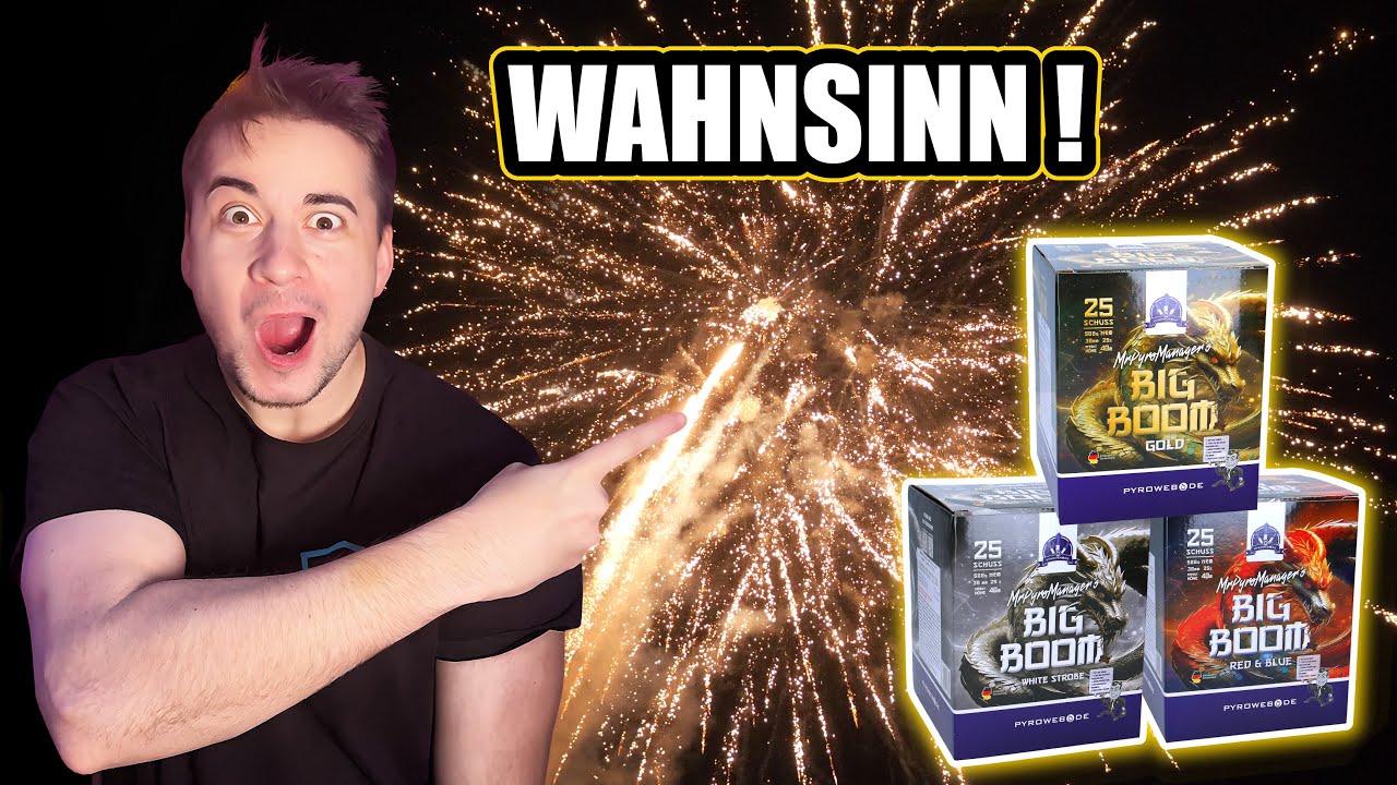 MrPyroManager's BIG BOOM BATTERIEN 🔥😍 UNBOXING + TESTEN