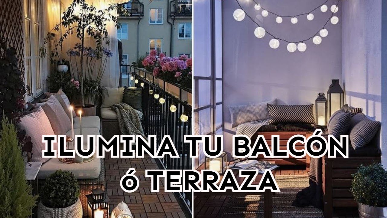 ILUMINACIÓN DE EXTERIORES: Las MEJORES IDEAS para iluminar terrazas y balcones| ECC La Tía Milly