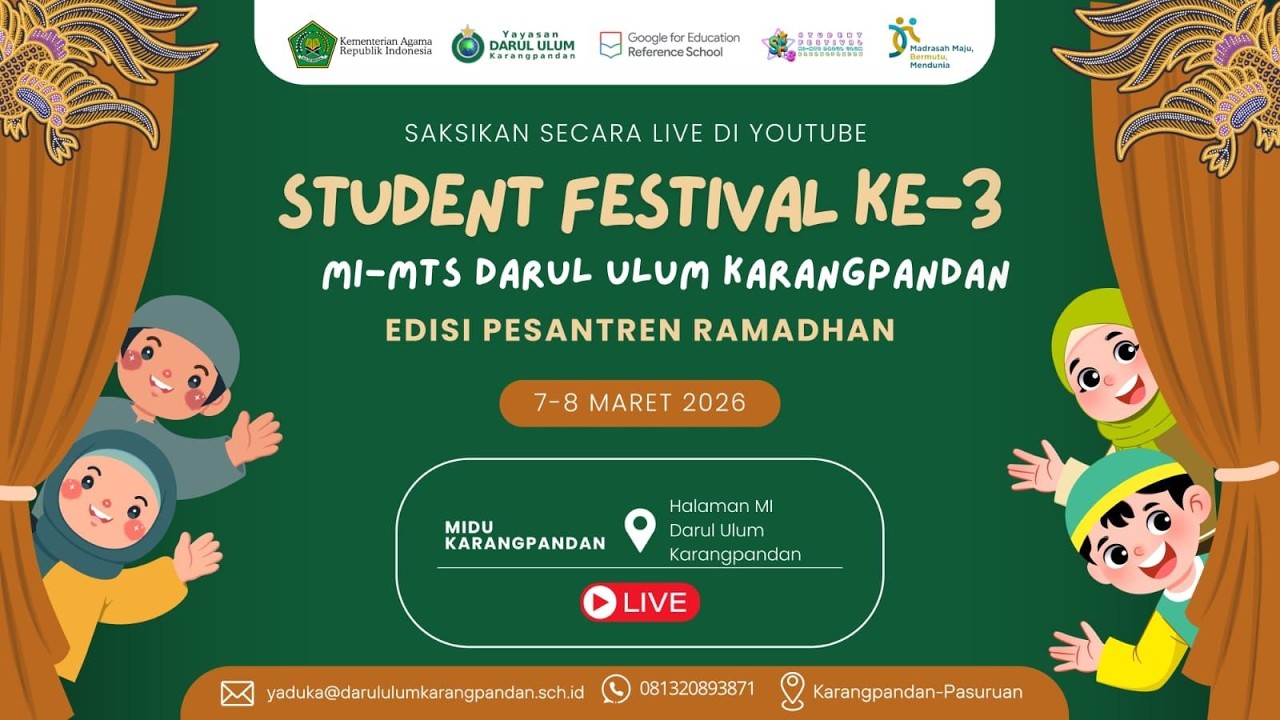 Student Festival Ke 3 MI - MTs Darul Ulum Karangpandan