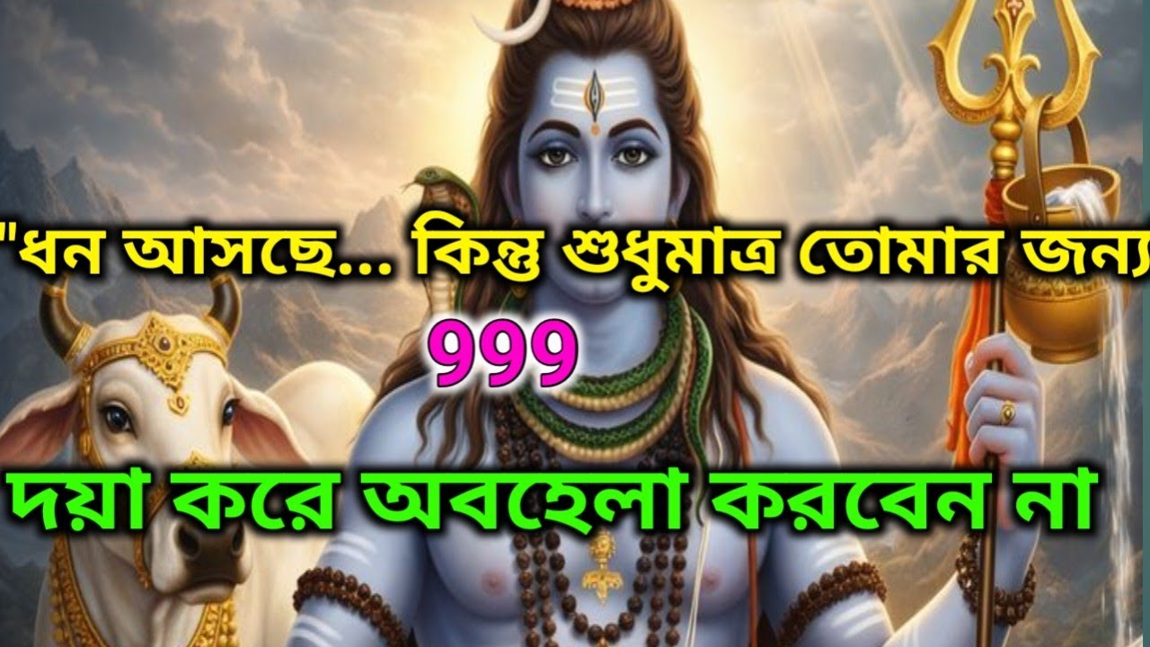 ⚜️আদালত রায় দিয়ে দিয়েছে- তোমার অর্থ আসছে, আর কেউ এর শাস্তি ভুগছে |🕉️ মহাদেবের কৃপা #shivshakti 