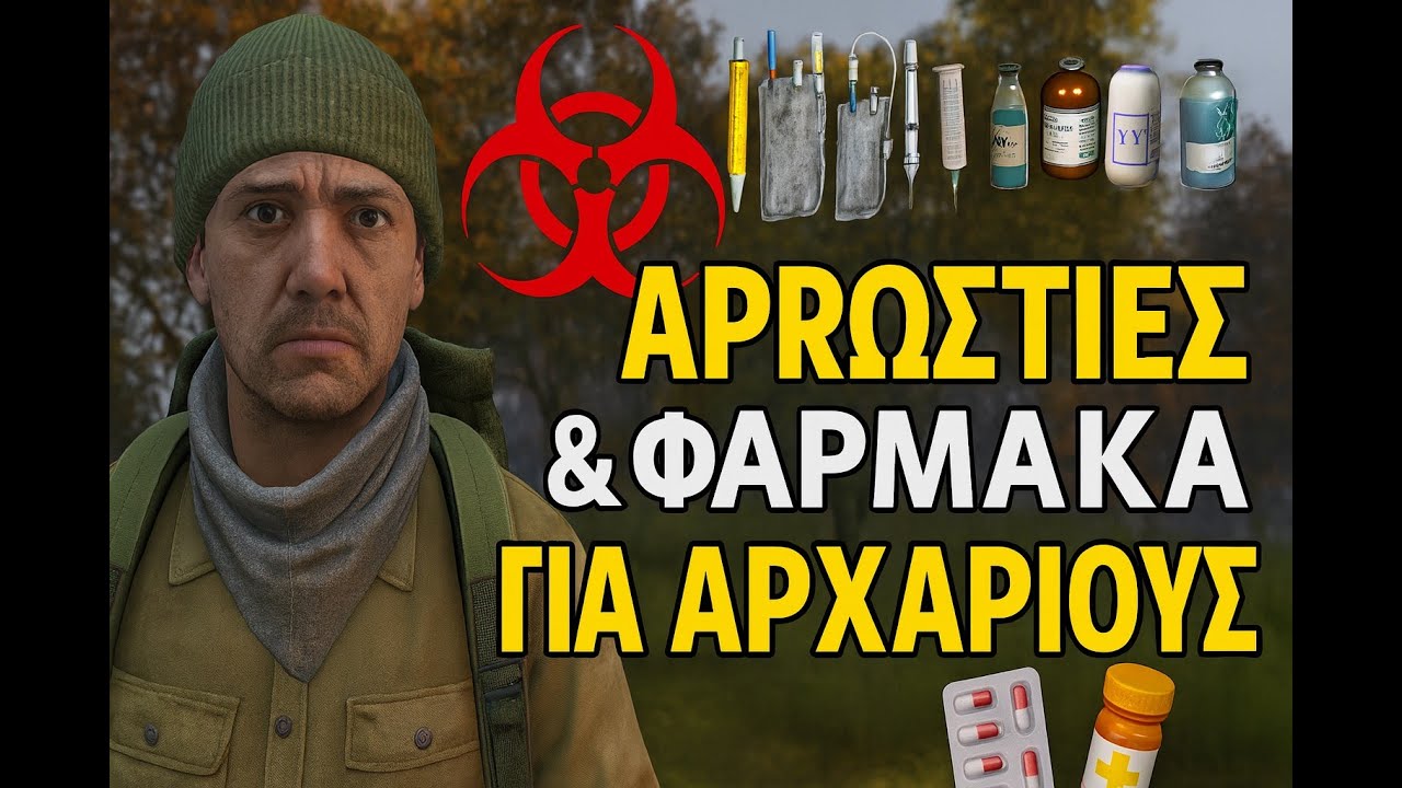 Όλες οι Αρρώστιες στο DayZ & Πώς να Επιβιώσεις | Ο Απόλυτος Οδηγός Υγείας