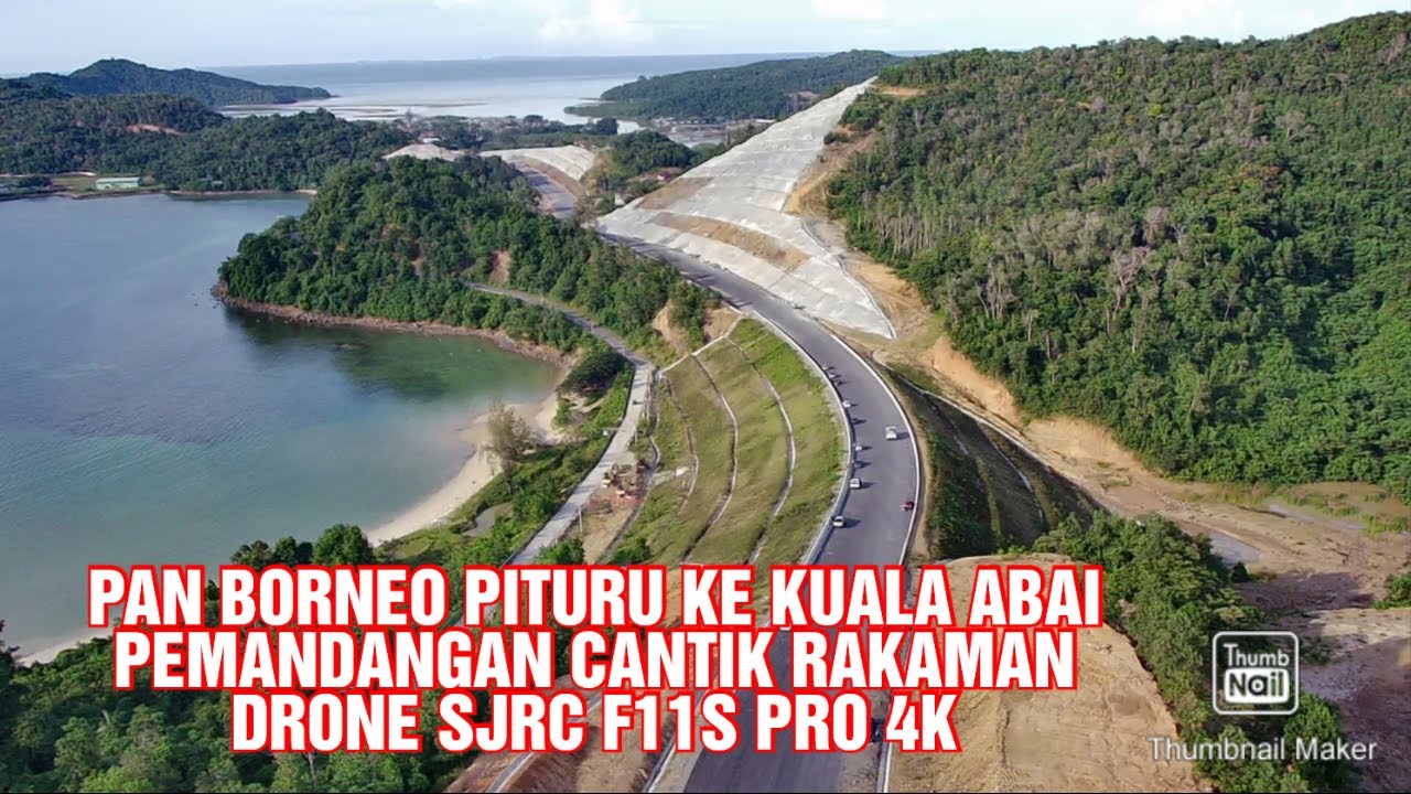 JALAN RAYA PAN BORNEO KOTA BELUD, PITURU KE KUALA ABAI, PEMANDANGAN CANTIK