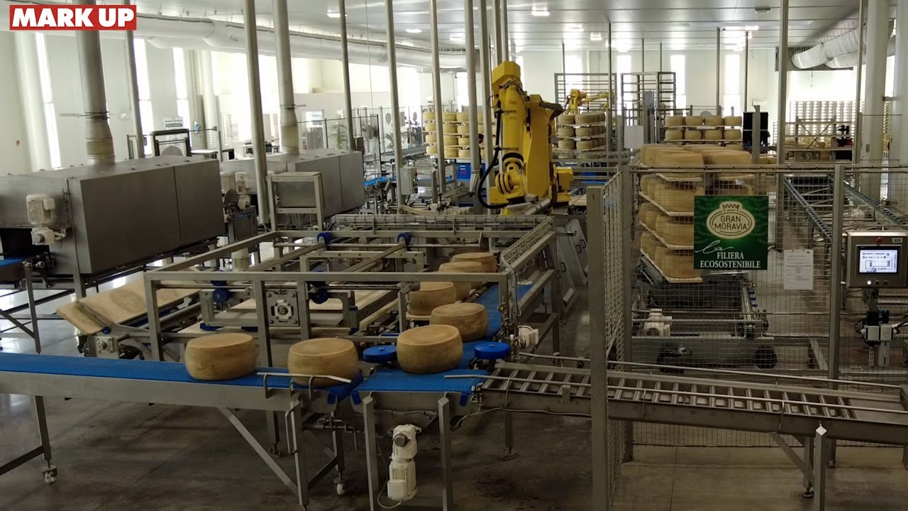 Viaggio nel più grande impianto robotico per la stagionatura del formaggio di Brazzale