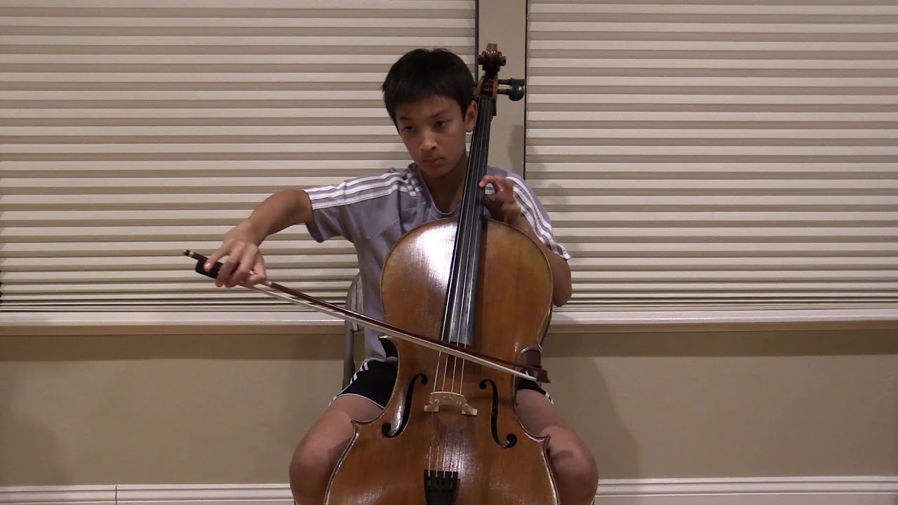 Czardas - Alan Szymanski on Cello (practice session)