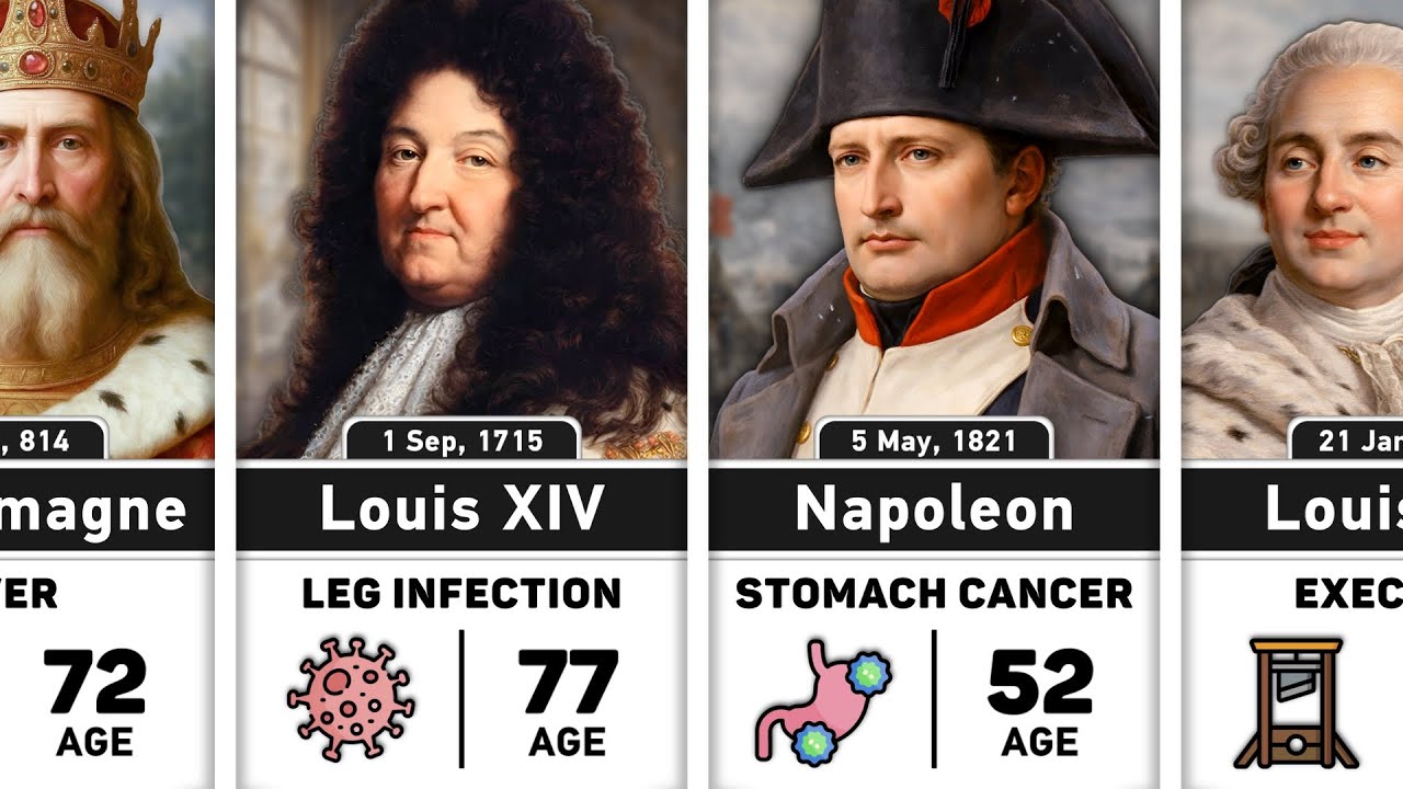 Death Reasons of French Rulers | Shocking ways French Monarchs met Their End!