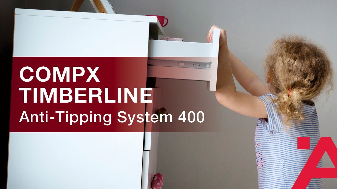CompX Timberline Anti-Tipping System 400 from Häfele