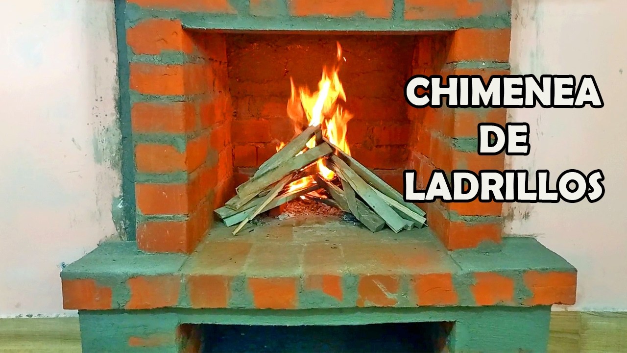 CHIMENEA DE LADRILLOS TUTORIAL COMPLETO Paso a Paso | Construcción de Chimenea Rustica
