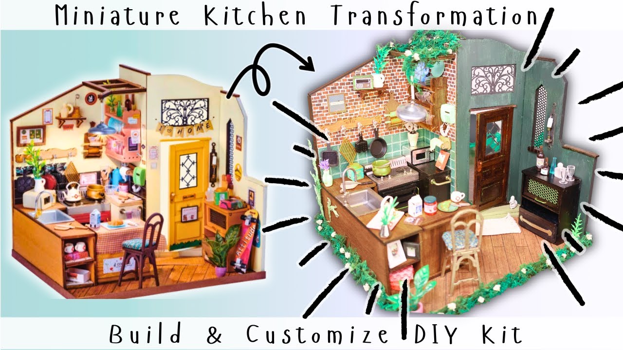 Miniature Kitchen Customized DIY  | Rolife Kit Assembly | DG159