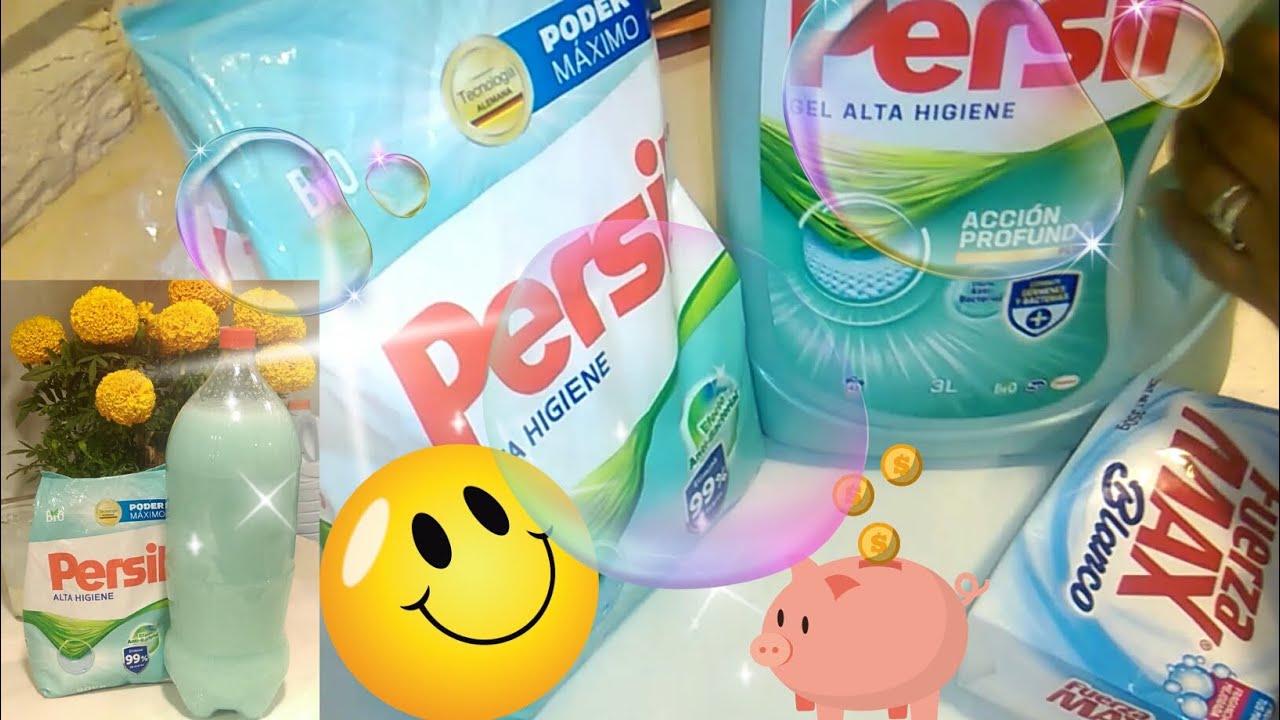 Multiplica tu jabón Persil Alta Higiene líquido con solo 35 pesos.