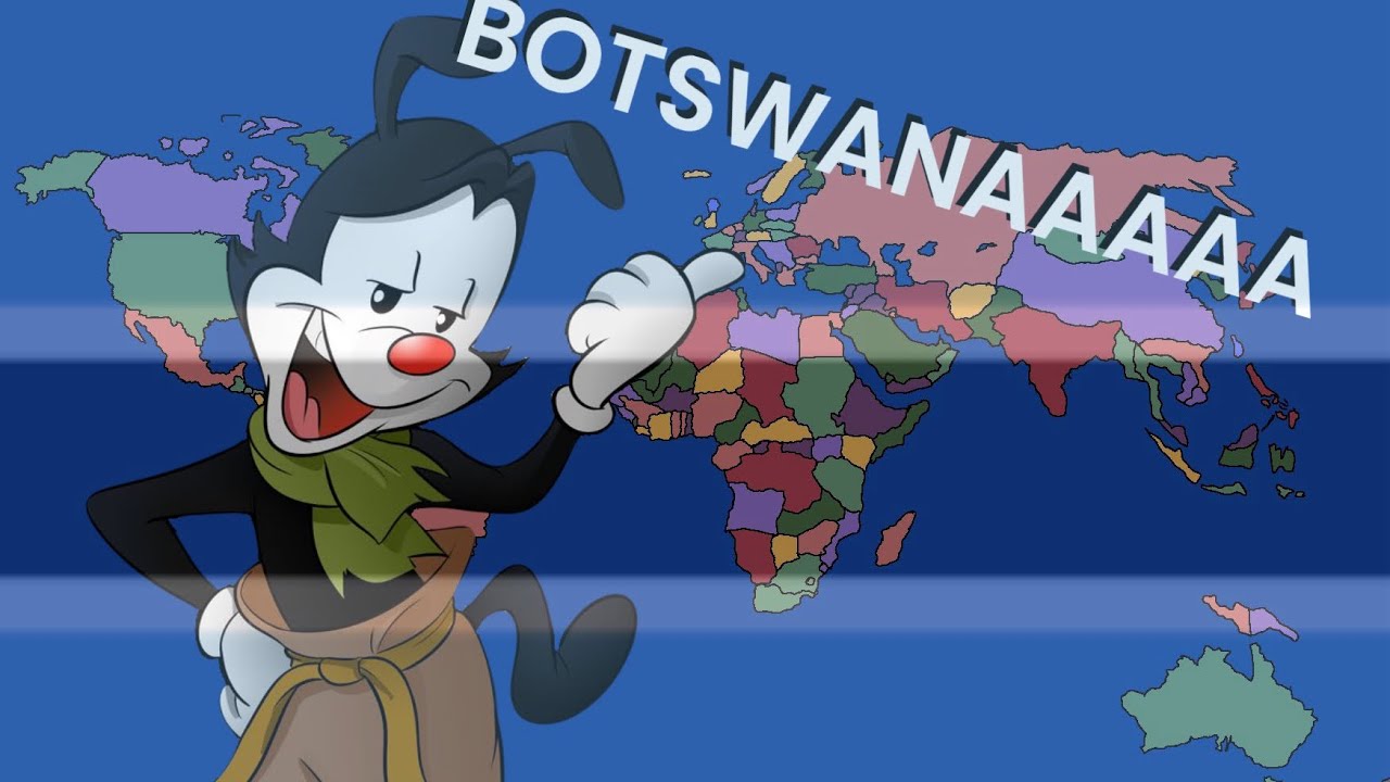 Yakko&rsquo;s world, but enemies of USA are Botswana! (Requested)