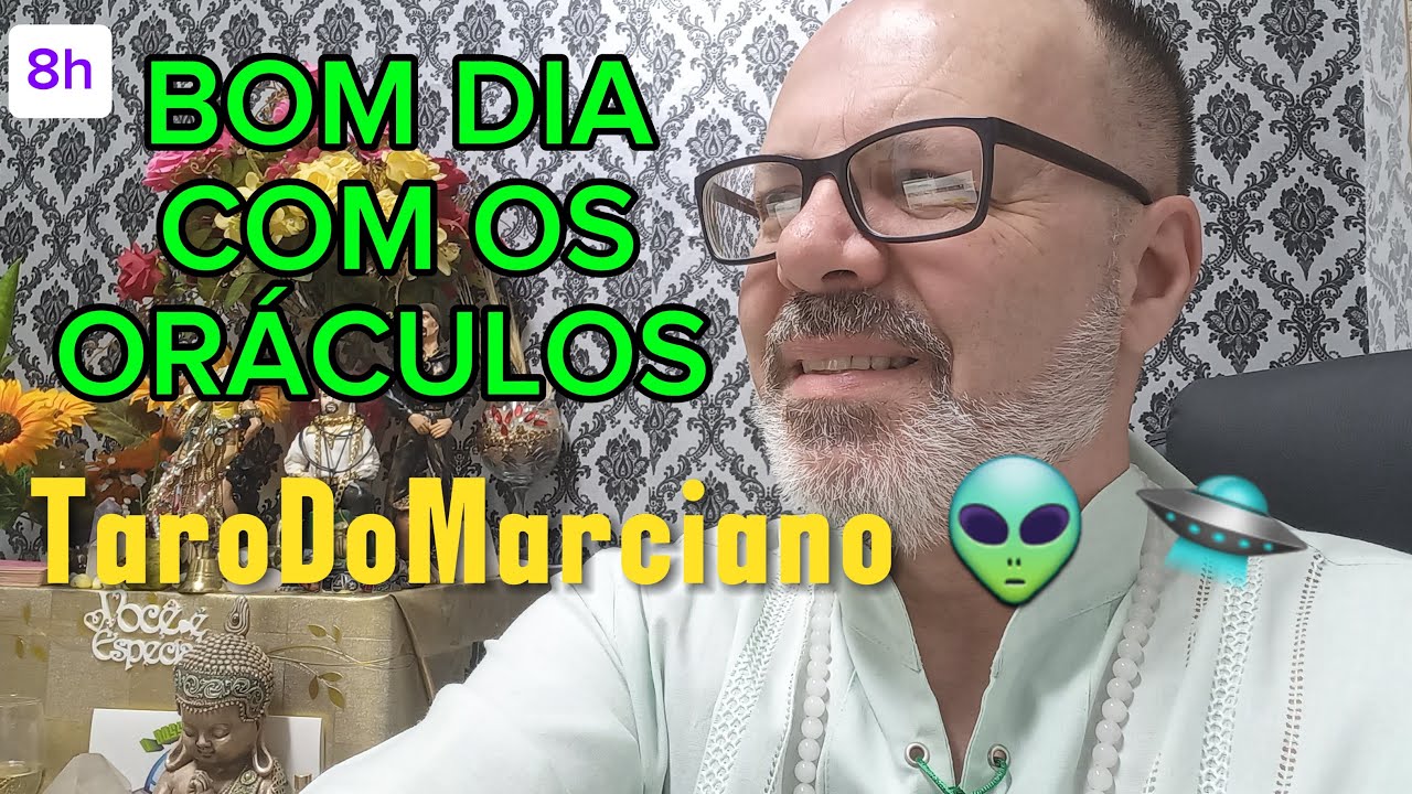 TaroDoMarciano 👽🛸 está ao vivo!⏰️BOM DIA COM OS ORÁCULOS ESCOLHA 1 A 7 🙏🏻QUINTA-FEIRA INSCREVA-SE
