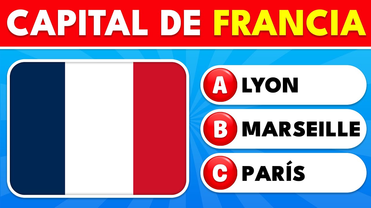 Adivina 50 capitales del mundo 🌎 | Quiz de países | De fácil a imposible | Knowlio - ES