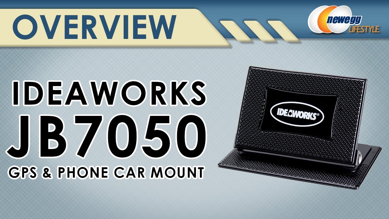 IdeaWorks Black GPS & Phone Car Mount Overview - Newegg Lifestyle
