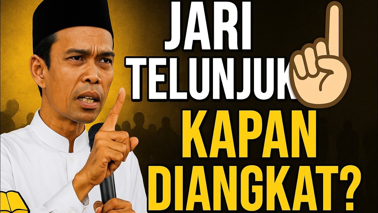 SELAMA INI SALAH ⁉️ Kapan Jari Telunjuk Diangkat Saat Tasyahud Menurut 4 Mazhab | Ustadz Abdul Somad
