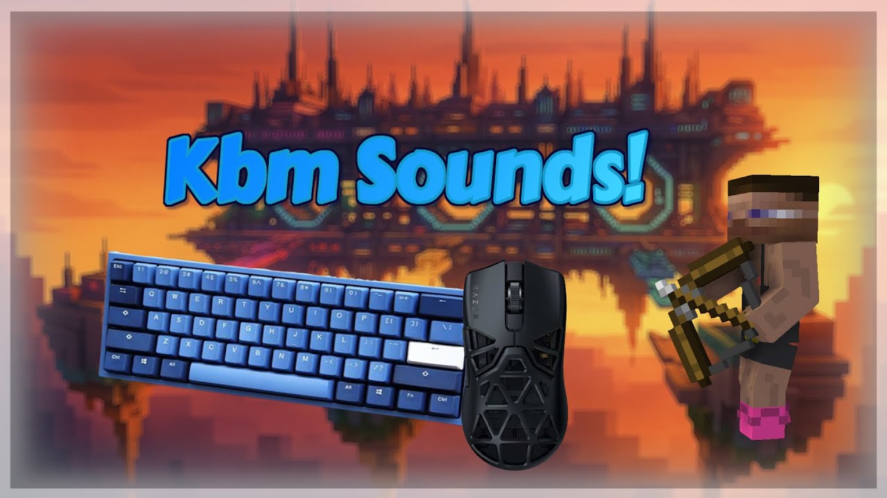 Keyboard + Mouse Sounds ASMR | Cubecraft Eggwars