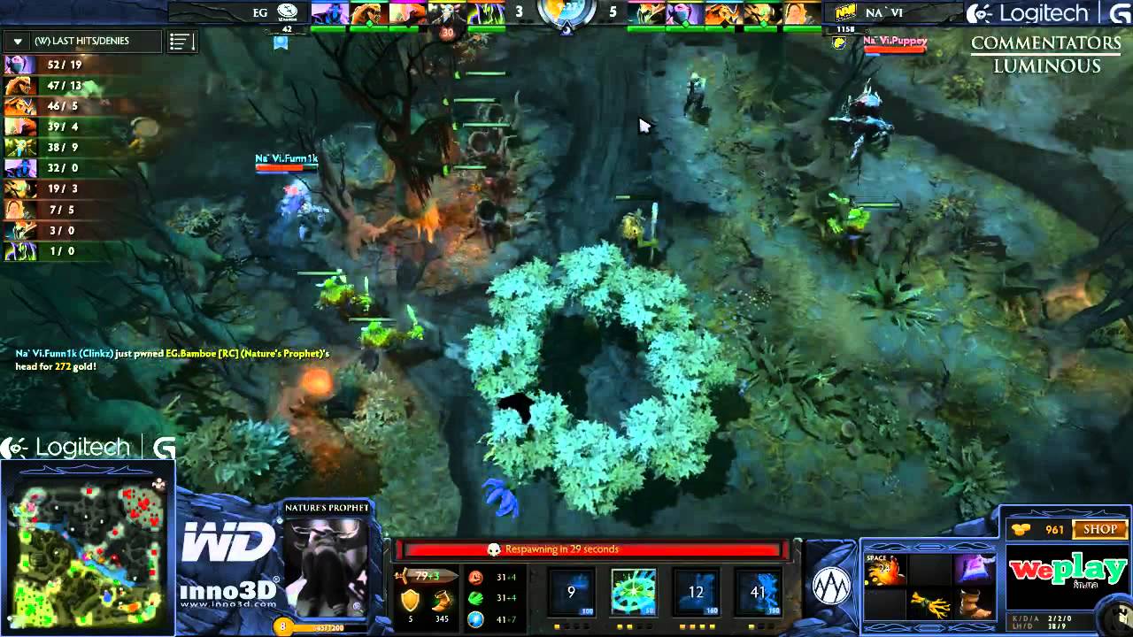 Na`Vi vs EG - Game 1 (WePlay.TV - Playoffs)
