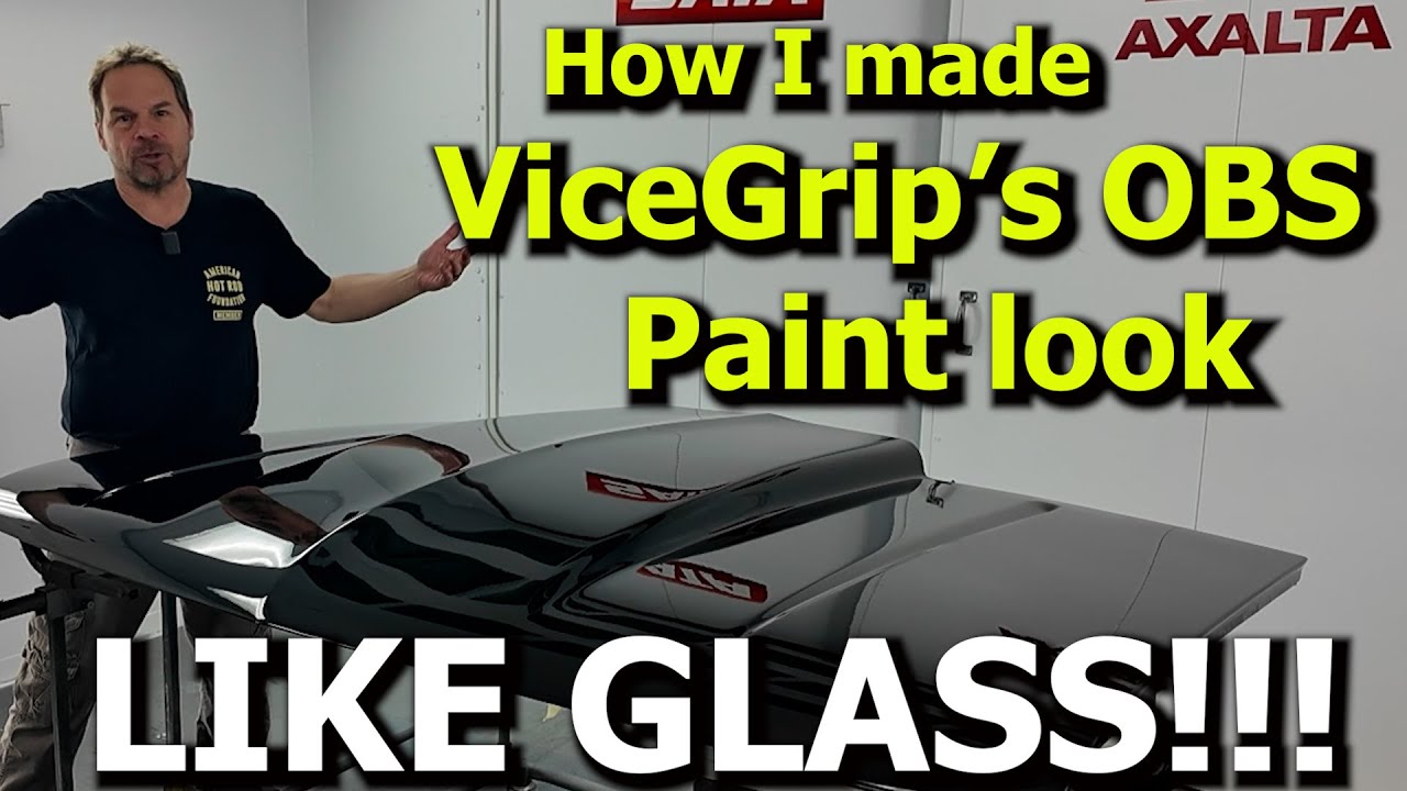 Paint Like Glass!  @Vice Grip Garage OBS paintjob begins!!!
