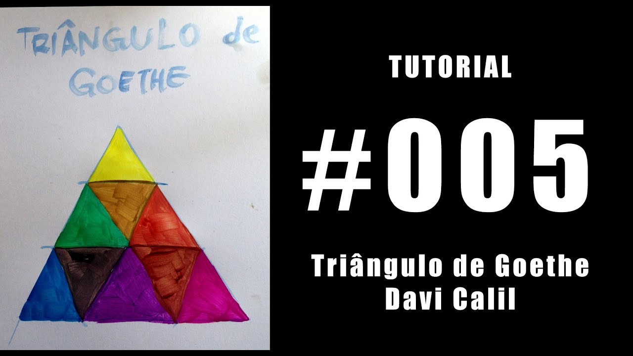 005 - Teoria Cromática: Triângulo de Goethe (Introdução)