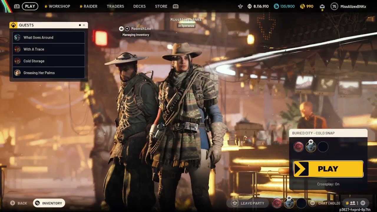 Arc Raiders: crew x 2; buried city (3.18.26)