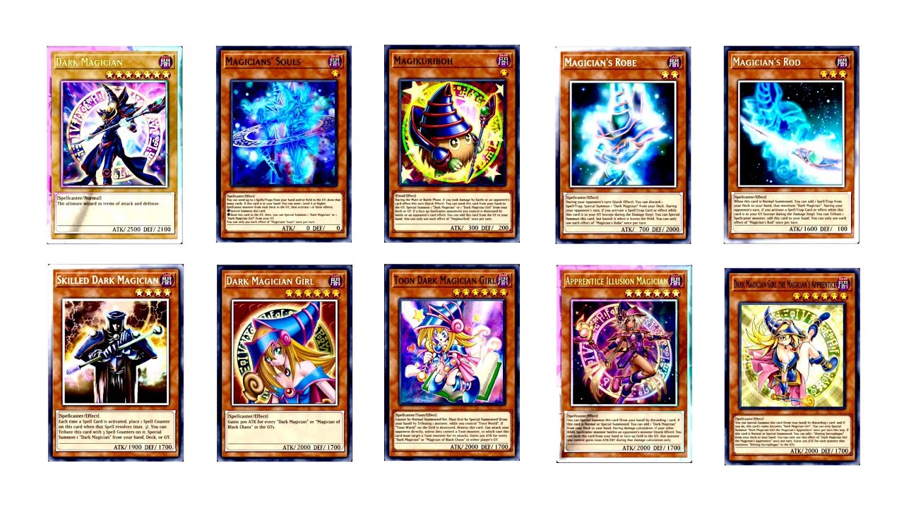 Every Card in Yu-Gi-Oh! Master Duel Pt. 7 - The Dark Magician Archetype (Girl & Best Support Cards)