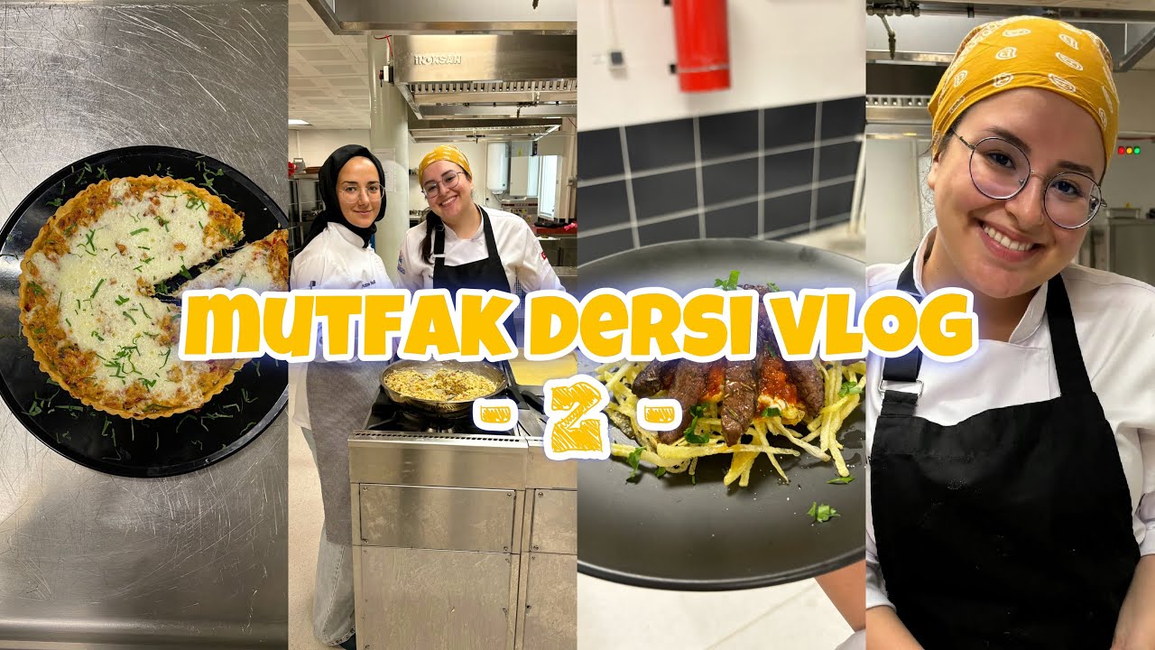 mutfak dersi vlog 2 | çökertme kebabı ve fransız usulü kiş yaptık , 2 ders 1 arada #gastronomi #vlog