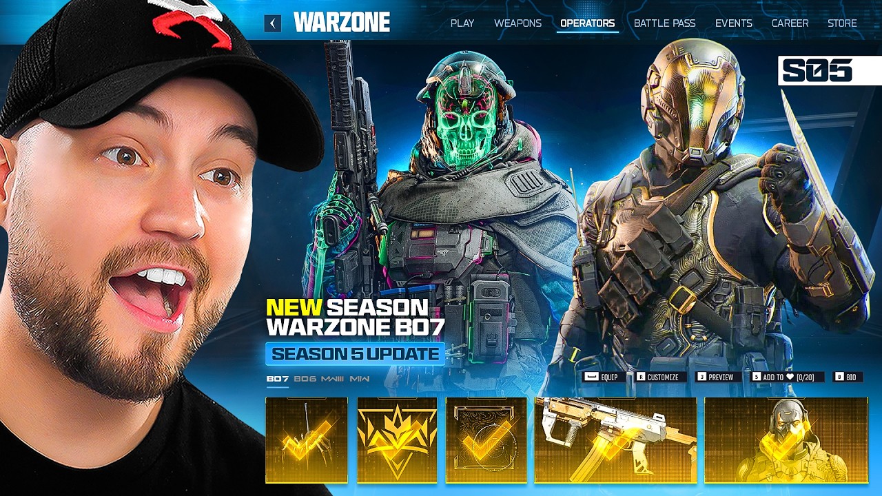 the NEW WARZONE SEASON 5 MAP UPDATE is here! (BO7 S4)