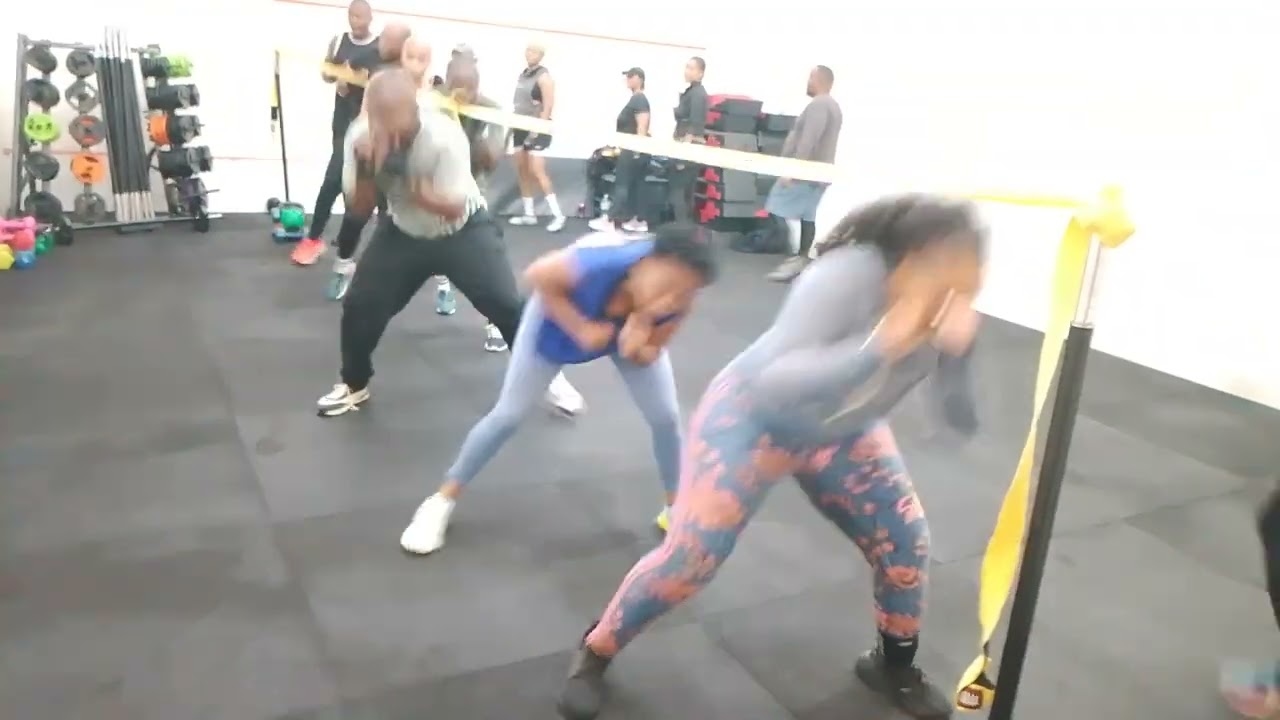 Boxing training at gym💪👊