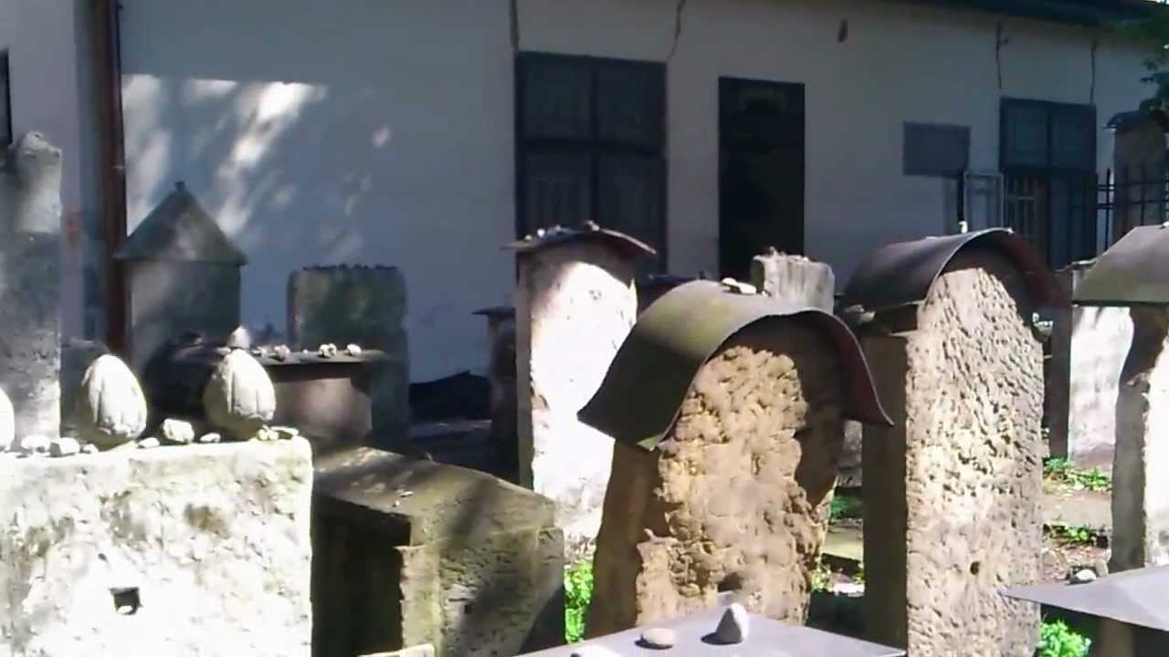 Remuh Synagogue Cemetary in Krakow Poland.mp4
