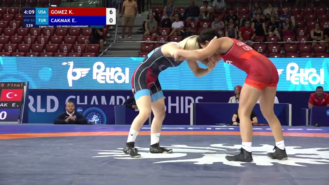1/8 WW - 53 kg: K. GOMEZ (USA) v. E. CAKMAK (TUR)
