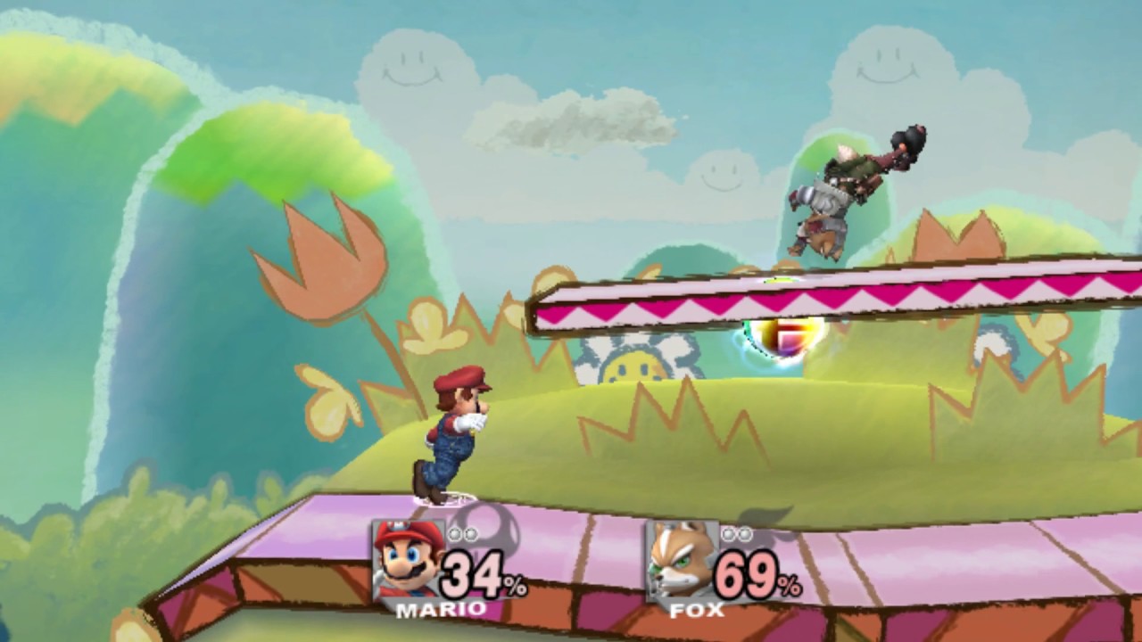 Super Smash Bros Brawl: Mario VS Fox