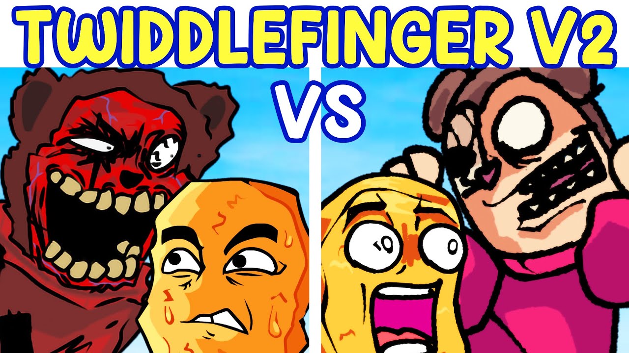 FNF TWIDDLEFINGER V2 - All High Effort Mods (New Animations, Sprites) Max vs Nugget