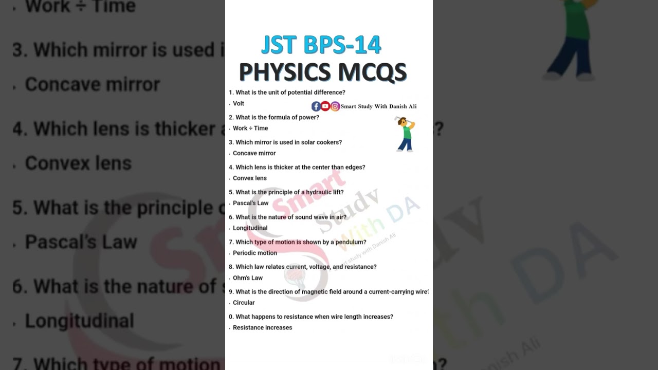 Jst junior science teacher #jst #juniorscienceteacher science notes physics Mcqs #shorts