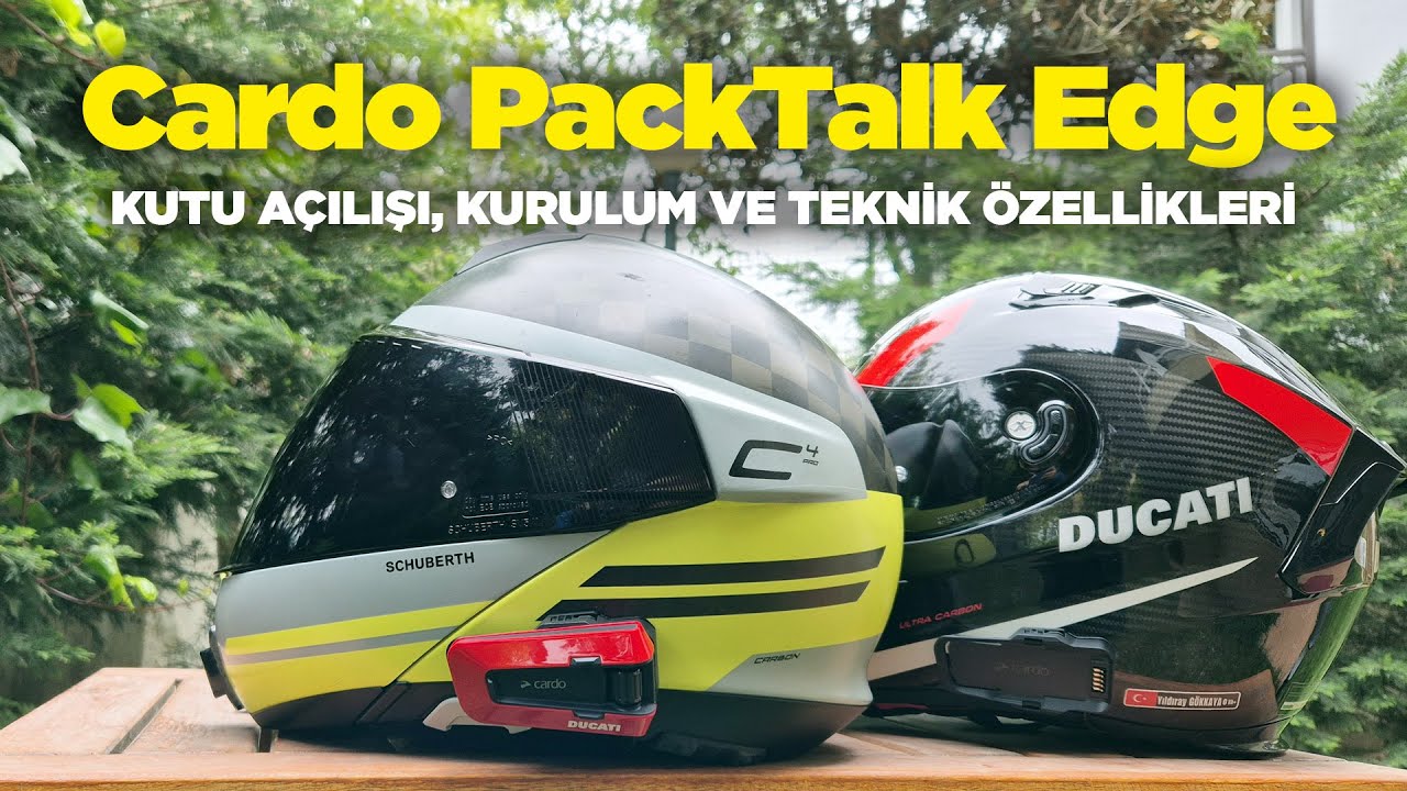 Cardo PackTalk Edge Kutu Açılışı, Kurulum ve Özellikleri
