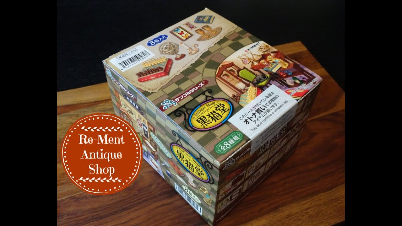 Re-Ment Antique Shop Complete Set of Dollhouse Miniatures
