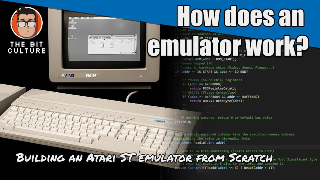 Как работает эмулятор? Создание эмулятора Atari ST с нуля.