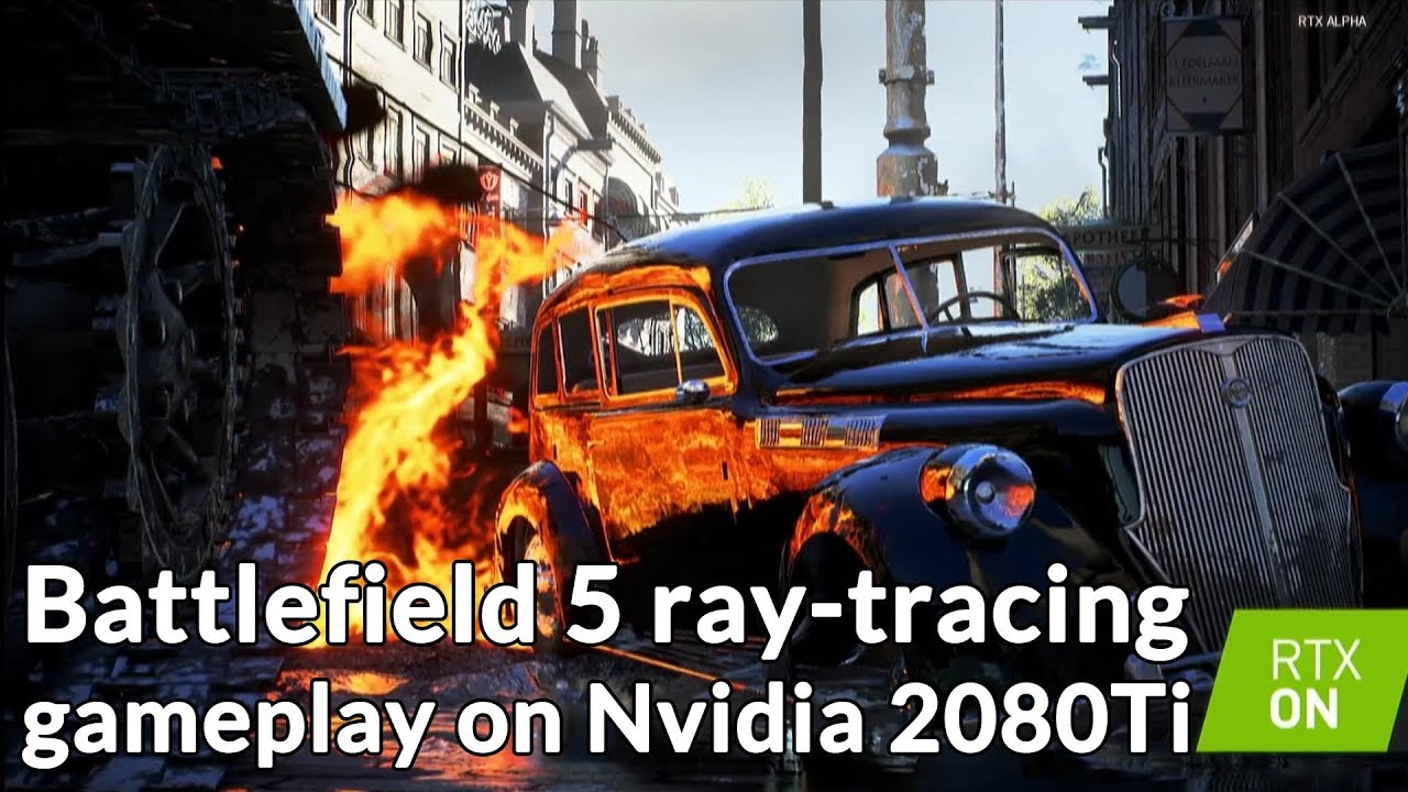 Battlefield 5 - Nvidia GeForce RTX 2080Ti Ray-Tracing gameplay on the new Rotterdam Map