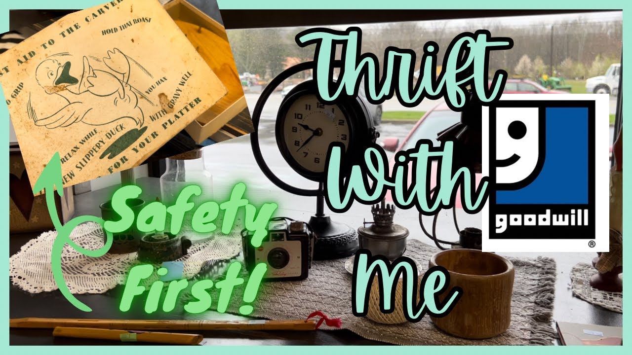 Slippery Duck! | Thrift With Me GOODWILL | Vintage Finds
