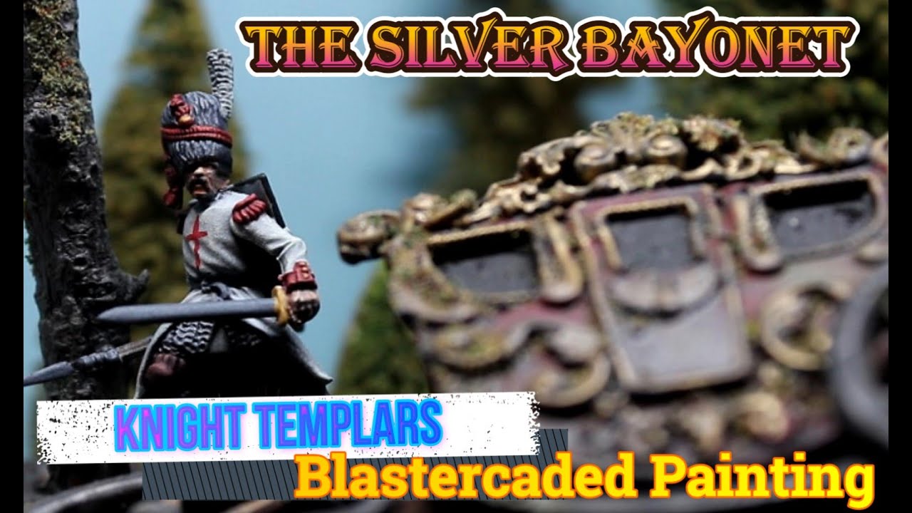 Kit-Bashing and Painting A Custom Knights Templar Team for The Silver Bayonet by Osprey Games