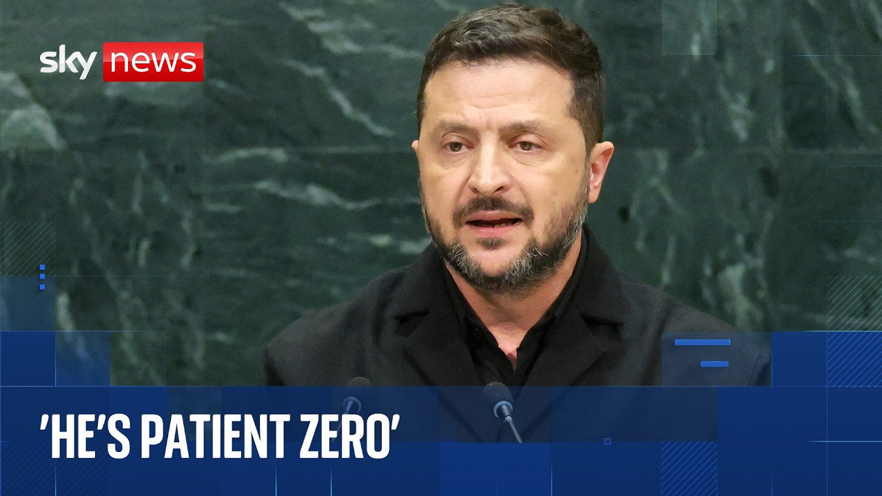 Zelenskyy gives speech at UN General Assembly