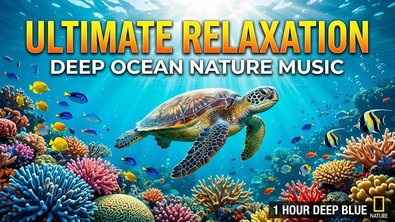 Ocean Serenity Night 🌌 • Soothing Relaxation Music for Sleep 😌 • Soft Wave Harmony 🌙