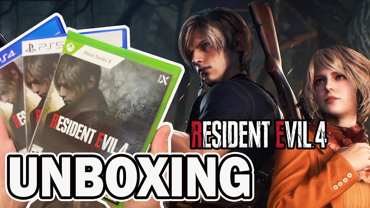 Распаковка Resident Evil 4 Remake (PS4/PS5/XSX)